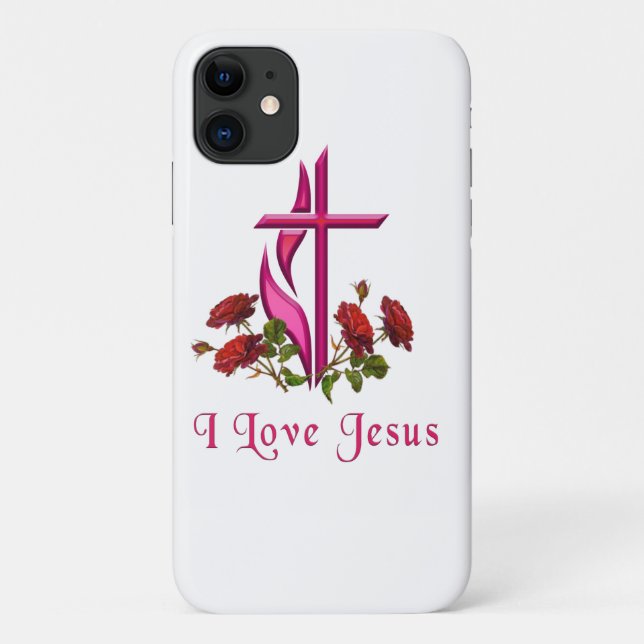I Liebe Jesus Case-Mate iPhone Hülle (Rückseite)