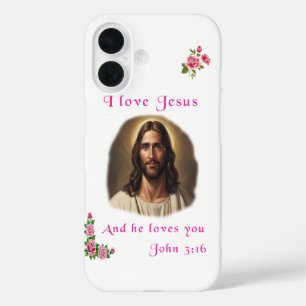 I Liebe Jesus iPhone 16 Hülle