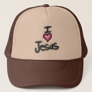 I Liebe Jesus Christlich Ladys Truckerkappe