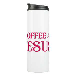I Liebe Jesus & Kaffee Thermosbecher