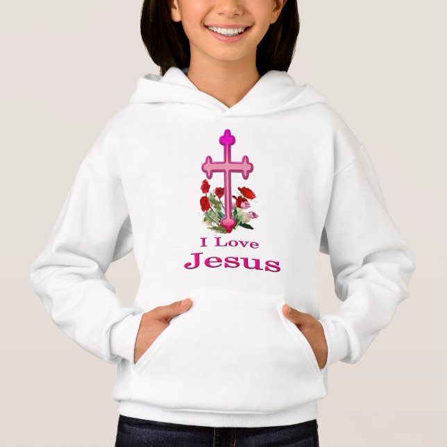 I Liebe Jesus Kinder T - Shirt (Vorderseite)