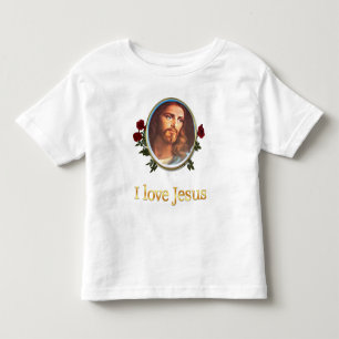 I Liebe Jesus Kleinkind T-shirt