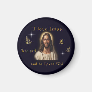 I Liebe Jesus Magnet