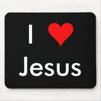 I Liebe Jesus Mousepad