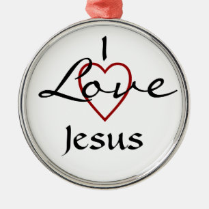 I Liebe Jesus Ornament