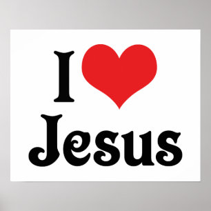 I Liebe Jesus Poster