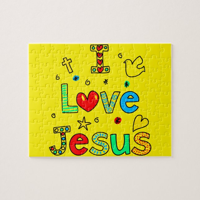 I Liebe Jesus Puzzle (Horizontal)