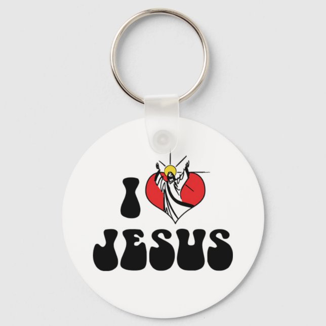 I Liebe Jesus Schlüsselanhänger (Vorderseite)