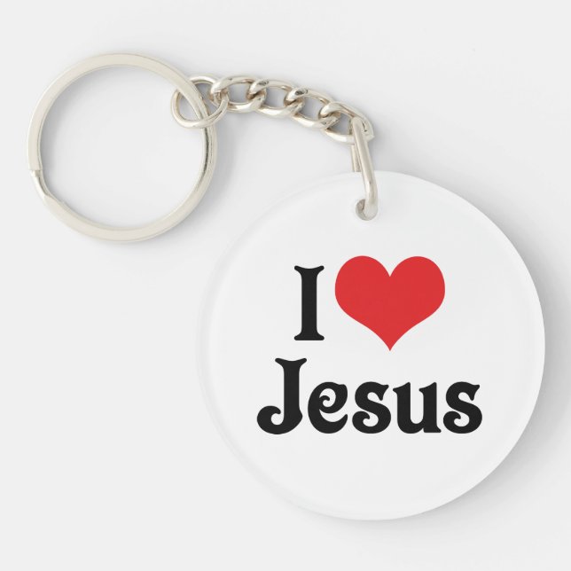 I Liebe Jesus Schlüsselanhänger (Vorderseite)