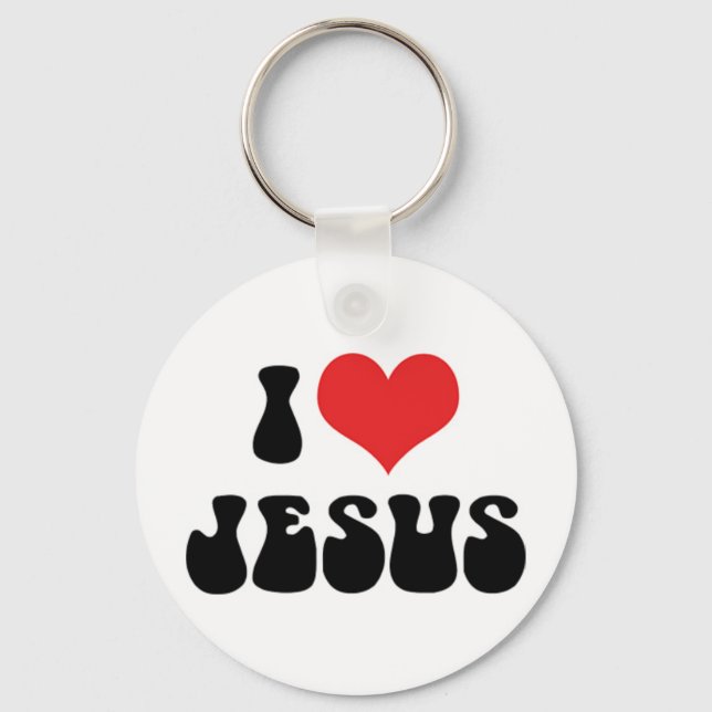 I Liebe Jesus Schlüsselanhänger (Vorderseite)