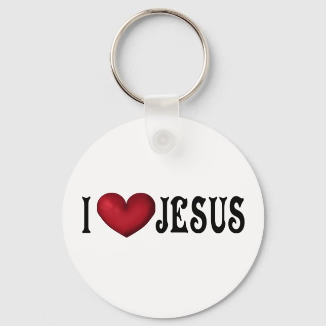 I Liebe Jesus Schlüsselanhänger (Vorderseite)