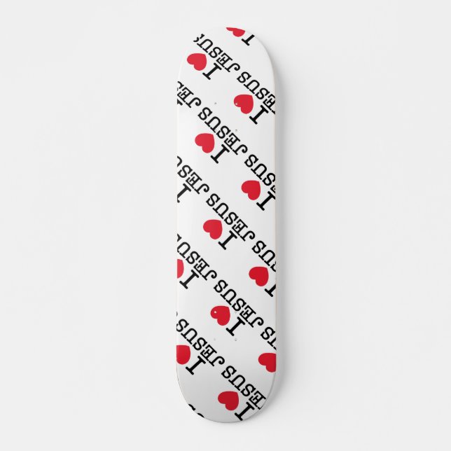 I Liebe Jesus Skateboard (Vorne)