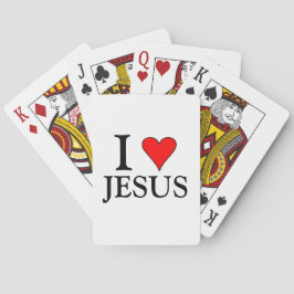 I Liebe Jesus Spielkarten