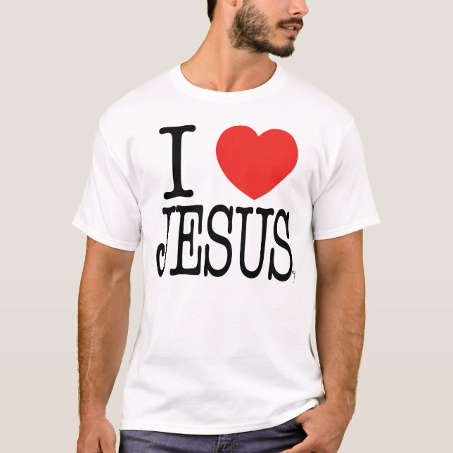 I Liebe Jesus T-Shirt (Vorderseite)