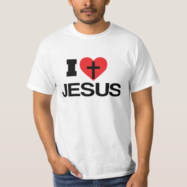 I Liebe Jesus T - Shirt (Vorderseite)