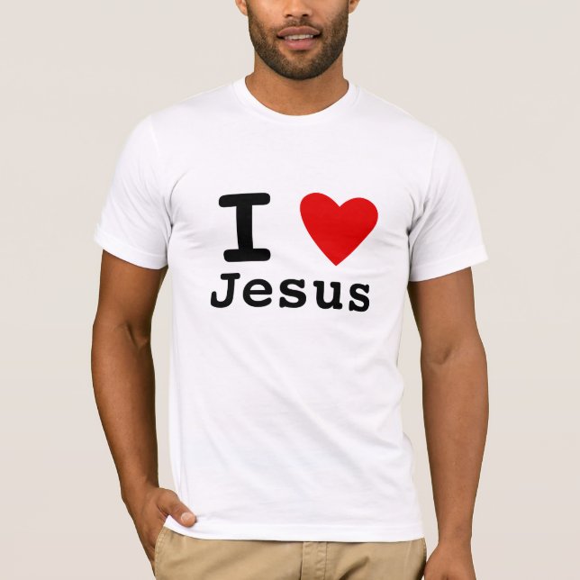 I Liebe Jesus T-Shirt (Vorderseite)