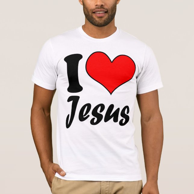 I Liebe Jesus T-Shirt (Vorderseite)