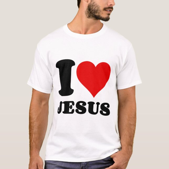 I Liebe Jesus T-Shirt (Vorderseite)