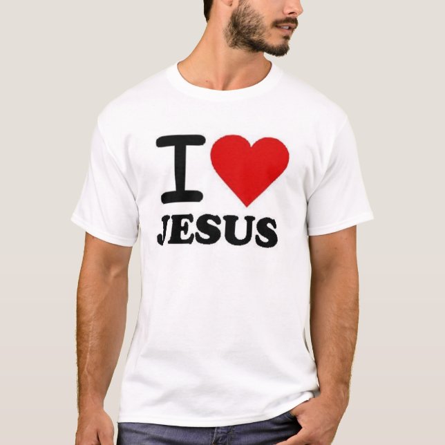 I Liebe Jesus T-Shirt (Vorderseite)