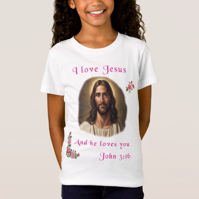 I Liebe Jesus T-Shirt (Vorderseite)