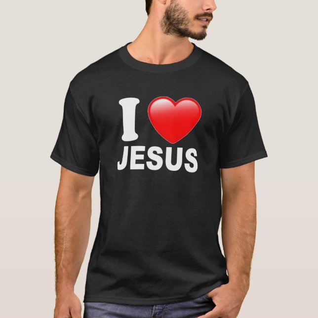 I Liebe Jesus T-Shirt (Vorderseite)