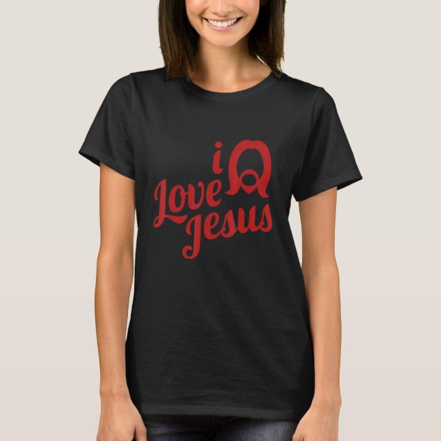 I Liebe Jesus T-Shirt (Vorderseite)