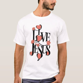 I Liebe Jesus T - Shirt Religion Christlich