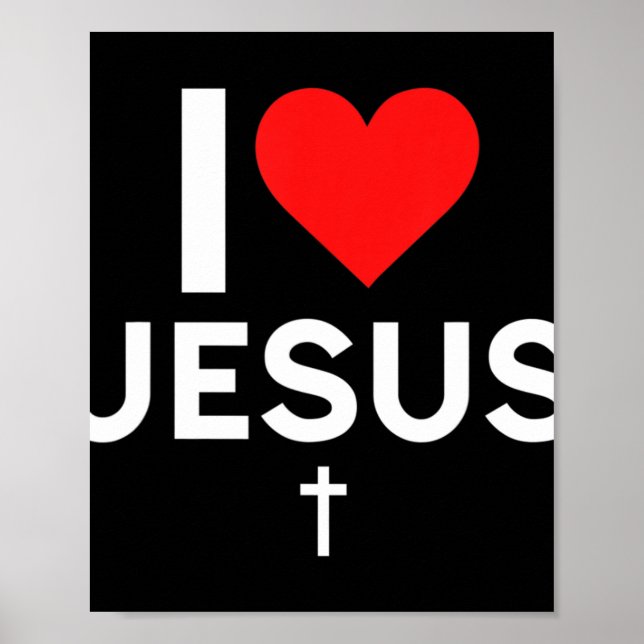 I Liebe Jesus T-ShirtSind Sie ein Patrioter Poster (Vorne)