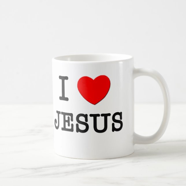 I Liebe Jesus Tasse (Rechts)