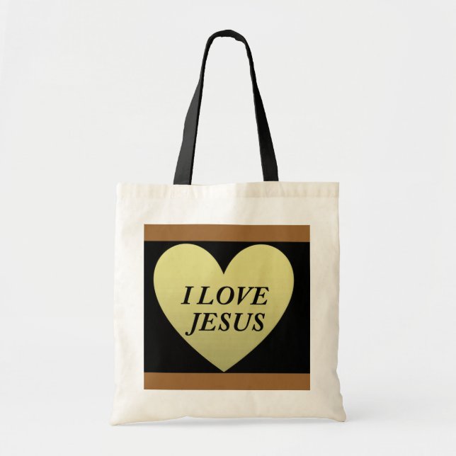 I LIEBE JESUS TRAGETASCHE (Vorne)