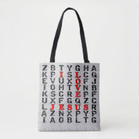 I Liebe Jesus Word Suche Christliche Drucktasche