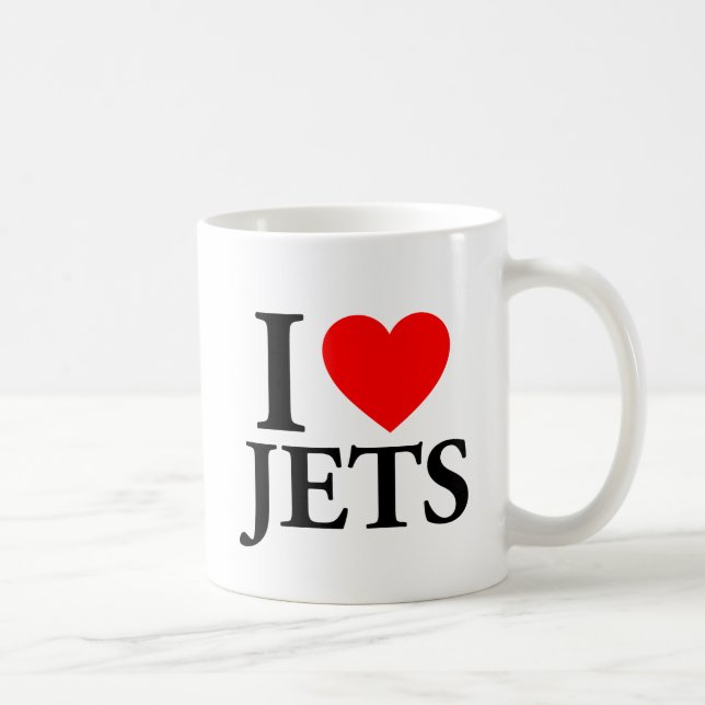 I Liebe Jets Kaffeetasse (Rechts)