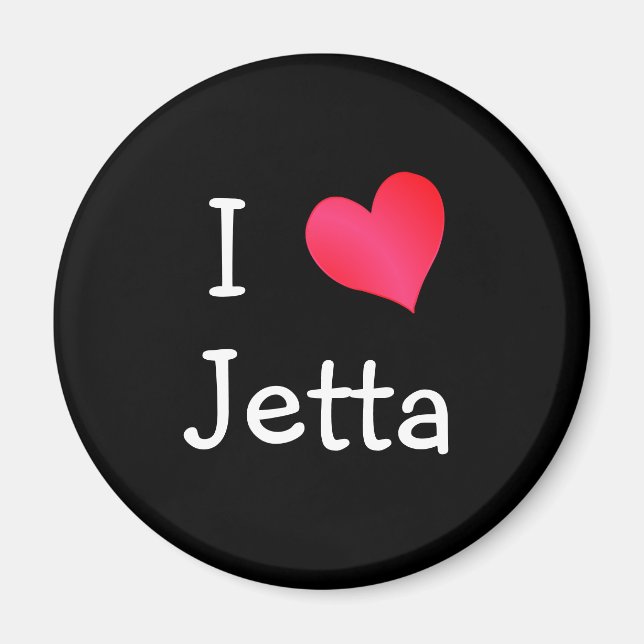 I Liebe Jetta Magnet (Vorne)