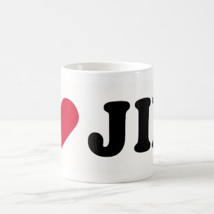 I LIEBE JIM KAFFEETASSE