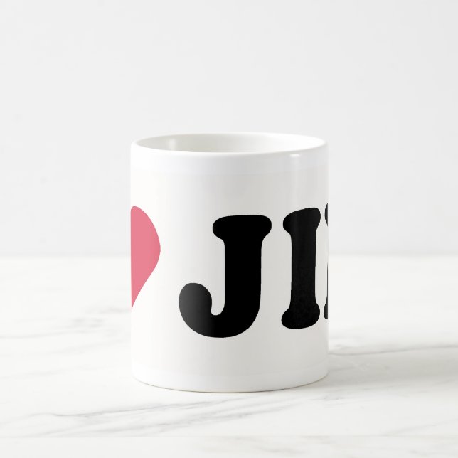 I LIEBE JIM KAFFEETASSE (Mittel)