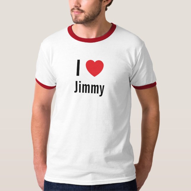 I Liebe Jimmy T-Shirt (Vorderseite)
