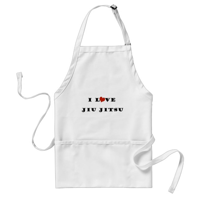 I Liebe Jiu Jitsu.png Schürze (Vorne)