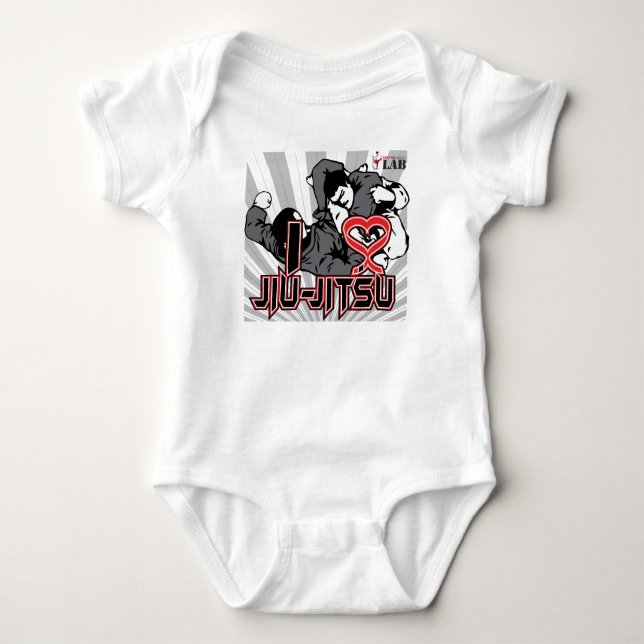 I Liebe Jiu-Jitsu T-Shirt (Vorderseite)