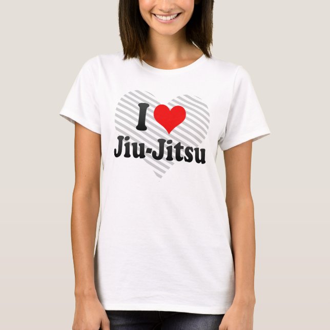 I Liebe Jiu-Jitsu T-Shirt (Vorderseite)