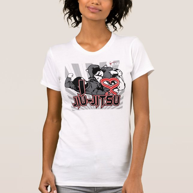 I Liebe Jiu-Jitsu T-Shirt (Vorderseite)