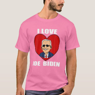 I Liebe Joe Biden Heart - Pro President Joe Biden T-Shirt