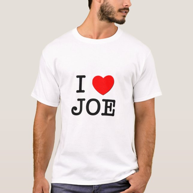 I Liebe Joe T-Shirt (Vorderseite)