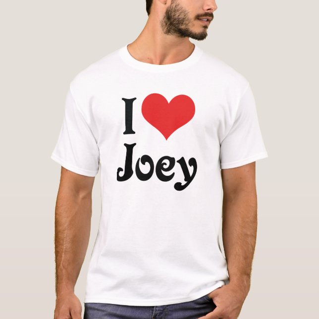 I Liebe Joey T-Shirt (Vorderseite)