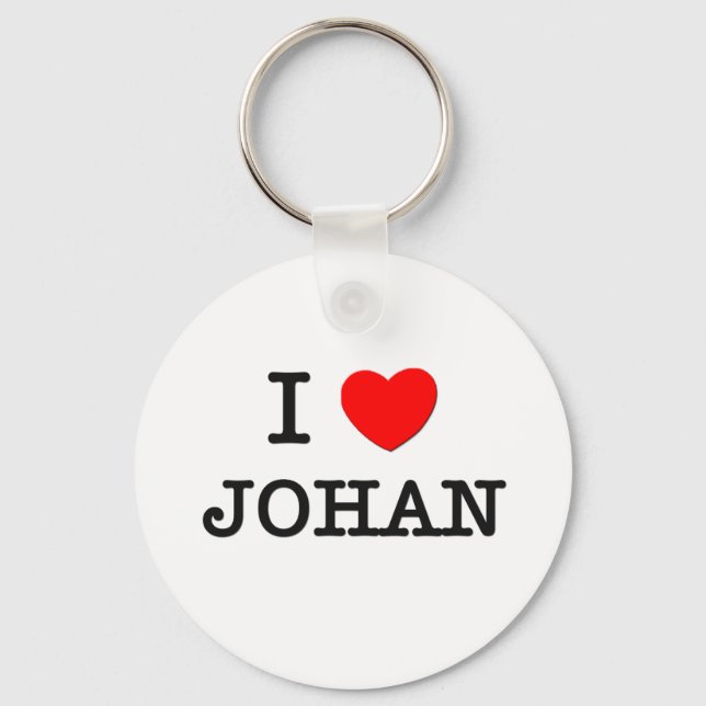 I Liebe Johan Schlüsselanhänger (Vorderseite)