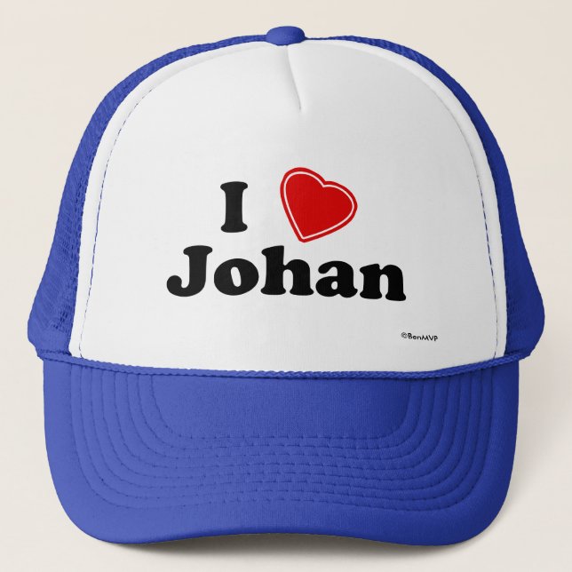 I Liebe Johan Truckerkappe (Vorderseite)