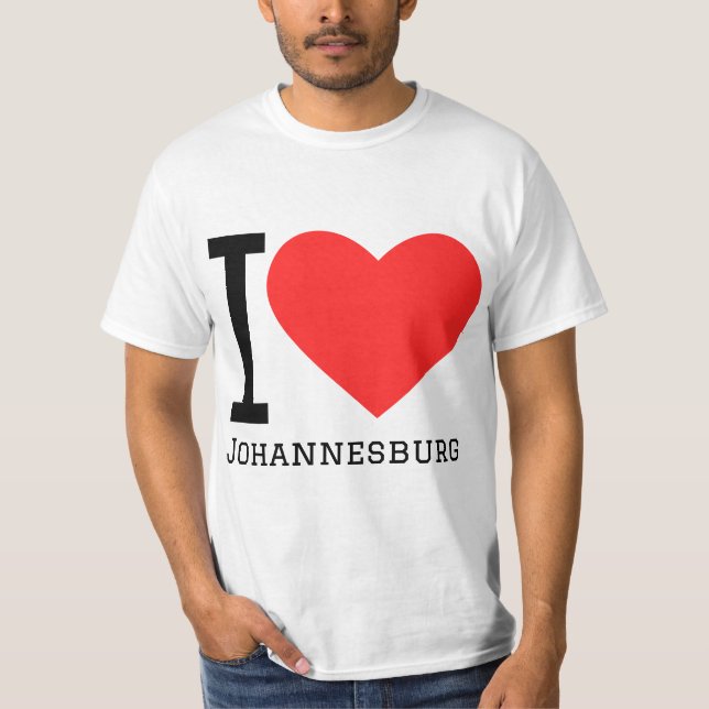 I Liebe Johannesburg T-Shirt (Vorderseite)