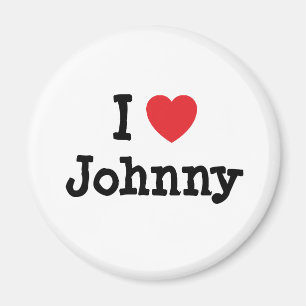 I Liebe-Johnny-T - Shirt Magnet