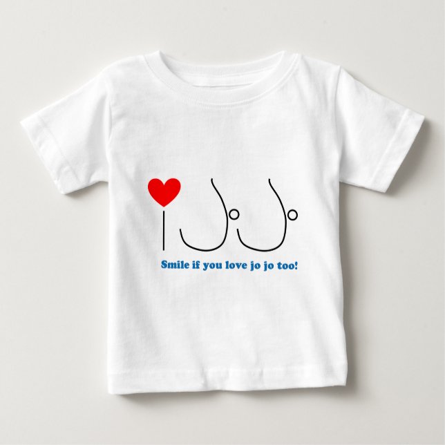 I Liebe JoJo Baby T-shirt (Vorderseite)