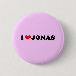I LIEBE JONAS BUTTON