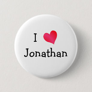 I Liebe Jonathan Button